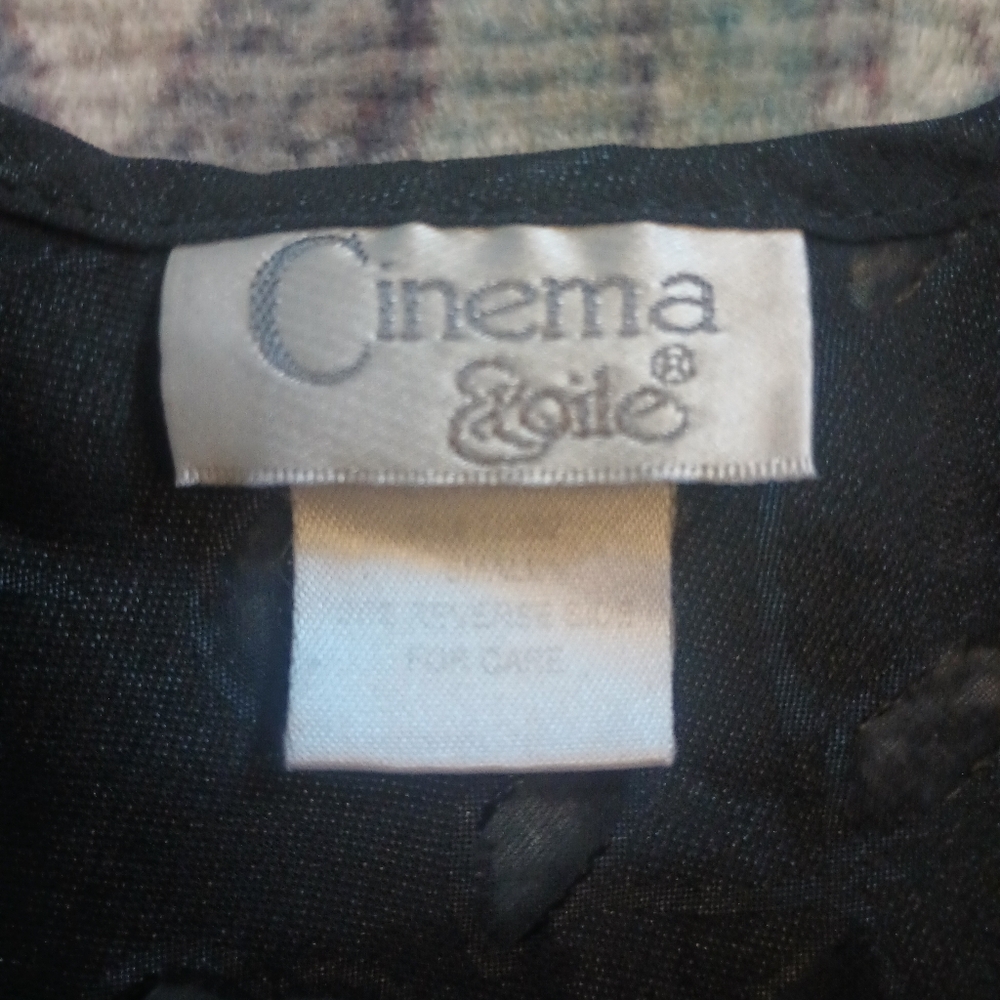Cinema Etoile Womens Sheer Floral Burnout Camisole Small Vtg 90s Fairy Grunge - Picture 6 of 9